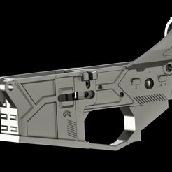 AR-15-LOWER-EnforcedLogo-001.jpg Файл STL AR-15 НИЖНИЙ МУЛЬТИ-КАЛ. УСИЛЕННАЯ КОНСТРУКЦИЯ・Шаблон для 3D-печати для загрузки
