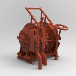Winde.jpg STL file Winch for ship model 1:25 Rolls Royce Functional・Model to download and 3D print
