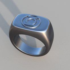 ring-linternaverde-render-lateral.png Fichier STL Anneau de la lanterne verte・Plan pour imprimante 3D à télécharger