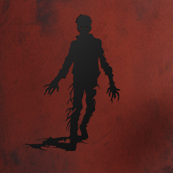Zombie-2.png STL file Zombie Wall Art・3D printing model to download