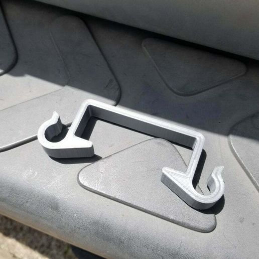 Trailer Safety Chain Holder - 3D model önizlemesi