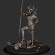 gsdf.jpg Fichier STL gratuit Warrior Woman・Design pour imprimante 3D à télécharger