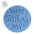 Happy_Father's_Day.png STL-Datei Alles Gute zum Vatertag - Stempelpräger - Keks - Fondant・Design für 3D-Drucker zum herunterladen