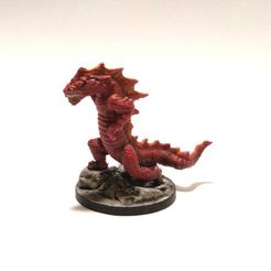 a626e1c588514b01dd1c1ba889c0e22c_display_large.jpg Free STL file Gloomhaven Monster - Rending Drake・Model to download and 3D print