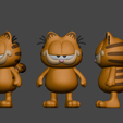 Garfield-1.png Garfield 3D Print Model