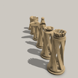 2222.png Spiral design chess piece set