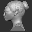 4.jpg Beautiful asian woman bust for full color 3D printing TYPE 10