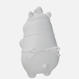 cafe-3.png Chibi Capybara Barista 3D Model with Coffee Cup