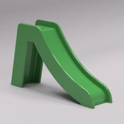 Capture d’écran 2019-01-06 à 02.41.56.jpg STL file Slide / Slide for toys like playmobil・3D printing model to download