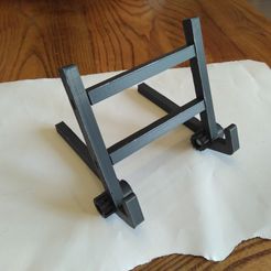 IMG_20171224_171247.jpg Free STL file Foldable shelf support・3D printing template to download