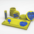 Render-4.png WEED TRAY AND ACCESSORIES - ARGENTINEAN SOCCER - BOCA JUNIORS