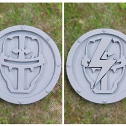 Knights.jpg STL file Knights battle shock tokens・3D print design to download