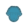 model.png animal face (4)  CUTTER AND STAMP, COOKIE CUTTER, FORM STAMP, COOKIE CUTTER, FORM
