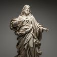 16b88127-19b6-4772-94de-906497c643ed.jpeg Sagrado Coração de Jesus – Escultura em Mármore Estilo Barroco