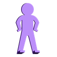 standing.stl Free STL file Thin Man・3D printable design to download