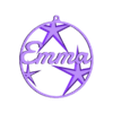 Emma v1.stl CHRISTMAS DECORATION FIRST NAME Emma