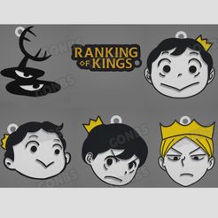Ilustración4.jpg STL file keychain Ousama Ranking - Ranking of Kings keychains・Model to download and 3D print
