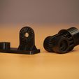3.jpg Free STL file H4N On-Stage Mic Stand Adapter・3D print design to download