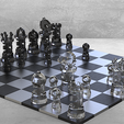 Echiqierpf.png Download free STL file Chess King • 3D print object, Thierryc44