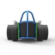 14.jpg Diecast Front engine old school 6 wheeled dragster Scale 1:25