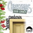042a.jpg 🎅 Christmas door corners vol. 4 💸 Multipack of 10 models 💸 (santa, decoration, decorative, home, wall decoration, winter) - by AM-MEDIA