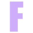 F.stl English Alphabet 26 letters