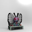 untitled.1903.jpg Butterfree - Arte de fã para impressão 3D