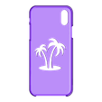 iPhone_X_Palms_001.stl Download free STL file iPhone Case - 7/7Plus, 8/8Plus, X, XS, XS Max, XR • 3D printable model, DuaneIndeed