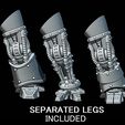 bionics_render4.jpg 3D file Gen 2-3 Bionic Legs・Model to download and 3D print