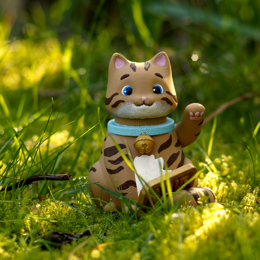 11.png Imprimez sur place le chat mignon et chanceux