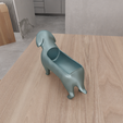 untitled4.png 3D Dog Bowl Decor with 3D Stl File & Animal Print, Dog Food Bowl, Animal Decor, 3D Printed Decor, Dog Bowl Stand, 3D Printing, Animal Gift