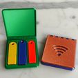 Title_q.jpg Free STL file Loud and compact Whistle for your Keychain・3D printing template to download