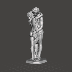 Capture_2.PNG Free STL file Lovers Statue two・Model to download and 3D print, damian_hockey