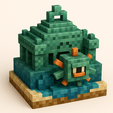 templo-do-guardian.png Minecraft Guardian Temple – Ocean Monument Diorama