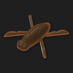 001.jpg STL file Corax Water Bug V.1 (Mold+Master)・3D printable design to download