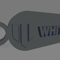Whiteline.png Fichier STL Porte-clés Whiteline・Plan imprimable en 3D à télécharger