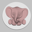 elephant.png Elephant simple relief 3D STL file