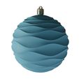 wavy-spheredbig.jpeg ChristmasJoy: Festive Sphere Ornament Wavy Digital Download in 75mm and 114mm Sizes (Hollow & Solid Versions with Detachable Cap)