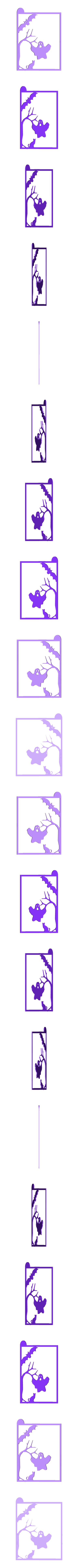 cadres halloween fatome .stl Halloween frame