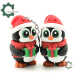 Cobotech-Christmas Penguin Articulated Keychain_08.png Cobotech Christmas Penguin Articulated Keychain - Cute Backpack Keychain