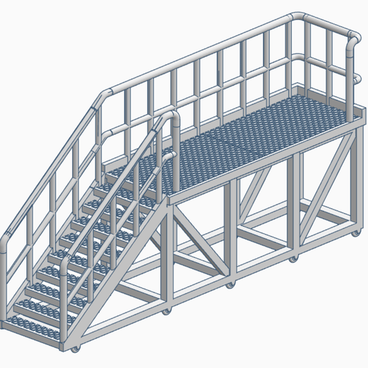 🛤️ Model Railway Maintenance Inspection Platform・ STL File for 3D ...