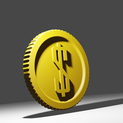 moneda.png Файл STL ИГРУШЕЧНЫЕ МОНЕТЫ・3D-печать дизайна для загрузки