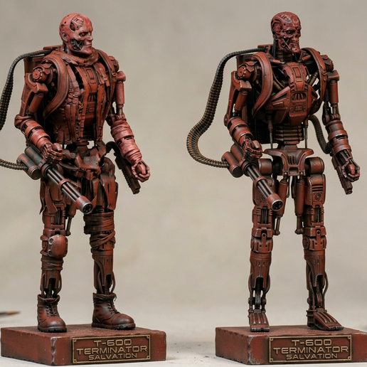 🦸 T-600 Terminator Salvation V3.・ 3D File for 3D printing and