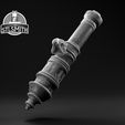 Cannon_Extended_Render_BW.jpg Cannon Bloodborne Life Size Prop STL