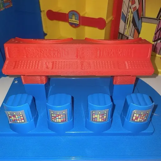 s-l1600-19.webp Kenner Super Powers Hall of Justice Playset Console Computer Part 1984