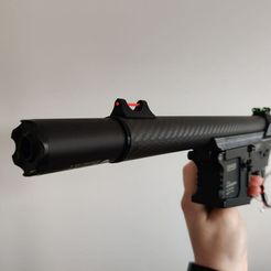 photo_2023-08-30_21-23-41.jpg STL file Airsoft carbon fiber upper receiver Arp / G&G body・3D printable model to download