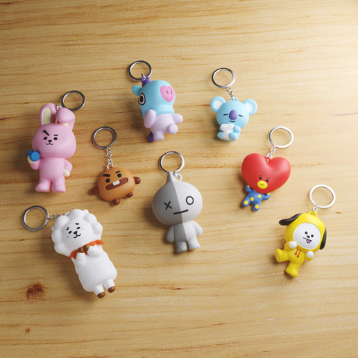 llaveros.png bt21 / BTS keychain - SHOOKY