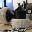WhatsApp Image 2019-05-26 at 09.27.16.jpeg Free STL file RC Car wheel with Tire for 1:16 and 1:18 Models・3D printing template to download