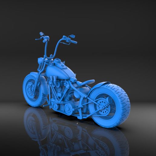 🏍️ Harley Davidson Knucklehead Motorcycle STL・ STL File for 3D printing ...