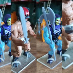 4pack.jpg 4-pack d'armes Castle Grayskull rack MOTU